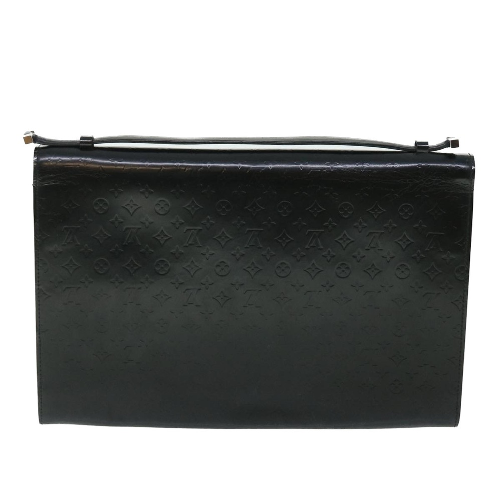 LOUIS VUITTON Monogram Mini Glace Anushka GM Hand Bag Black M92229 Auth bs7711 - Picture 2 of 16